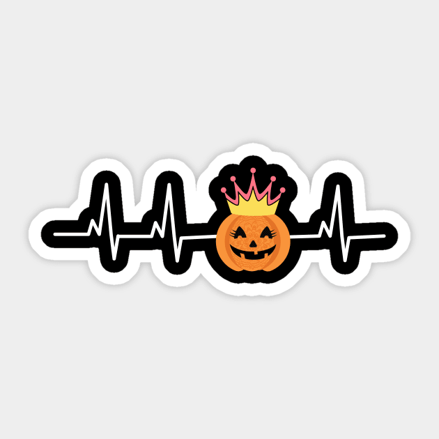 Halloween Pumpkin Princess forever Sticker by Nice Surprise